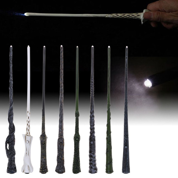 Harry Potter Magic Wand LED Light Hermione Voldermort Sirius Cosplay Props Magic Wand Kids Toy Christmas Party Gift Free DHL