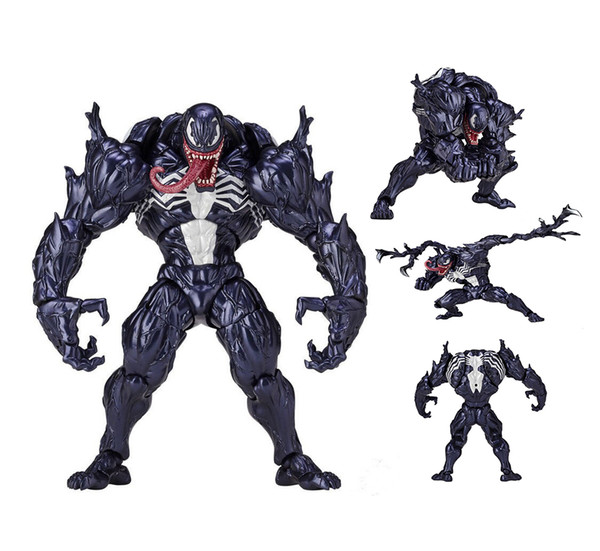 18cm Marvel Super Hero Spiderman Venom PVC Action Figures Doll Toys Collectiable Model for Kids Birthday Christmas Gift
