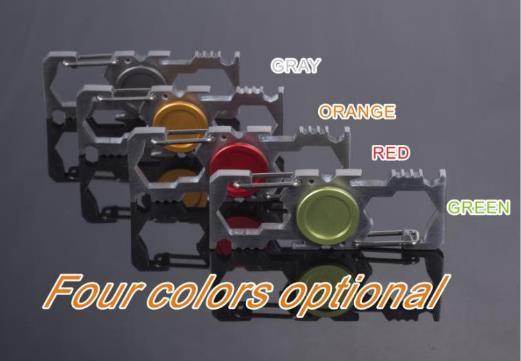 fidget spinner New stainless steel fingertip top climbing buckle bottle opener inner hexagon wrench multi-functional pressure relief toys