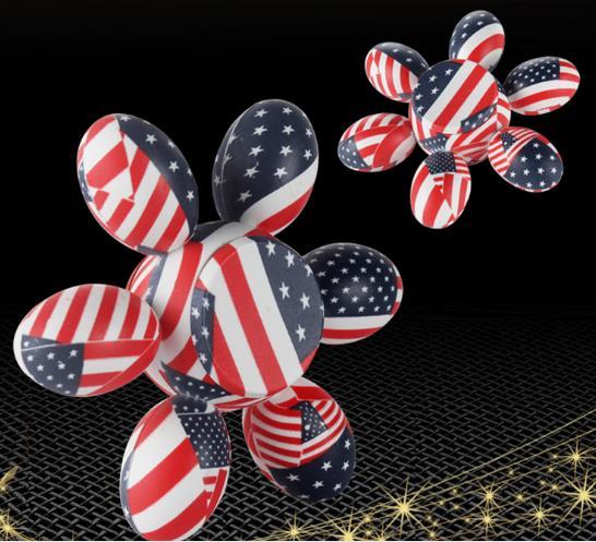 fashion 6 arms DRAGON EGG finger fidget ABS spinner egg Colorful graffiti hexagonal tip pressure gyro color gyro pressure toy spinning top