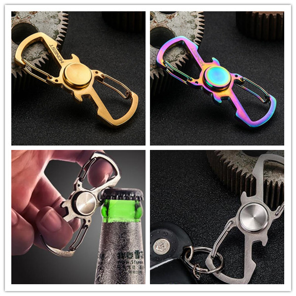 Get on the buckle, key ring, bottle opener fidget spinner top quality Decompression toys