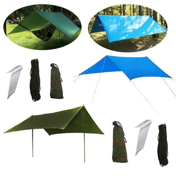 3 Colors Waterproof Camping Mat 3*3M Mattress Outdoor Tent Cloth Multifunction Awning Tarps Picnic Mat Camping Tarp Shelter CCA11703 5pcs