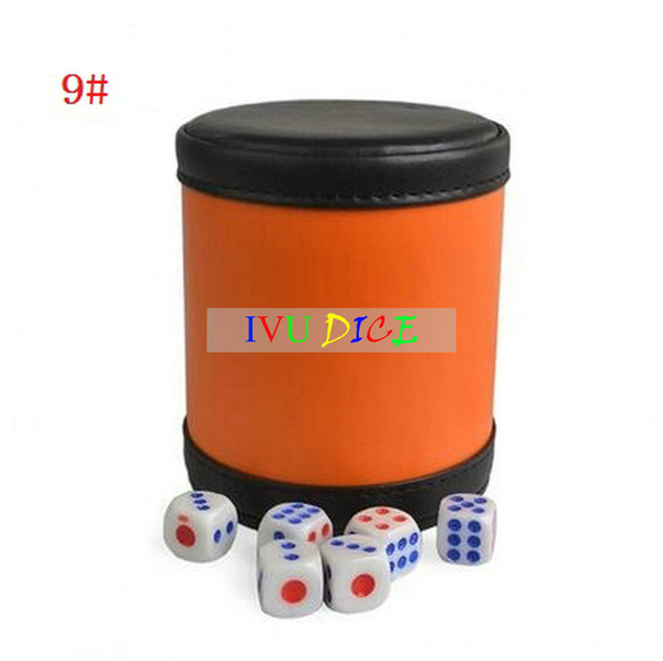 High quality new Sieve cup PU leather whisky dice cup games KTV evening entertainment clubs cups IVU