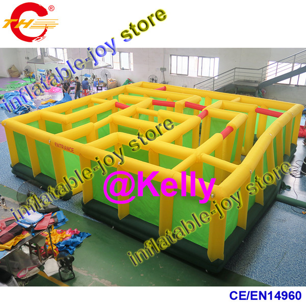 8m/9m/10m giant inflatable maze tag for sale inflatable maze games inflatable labyrinth puzzle maze carnival games