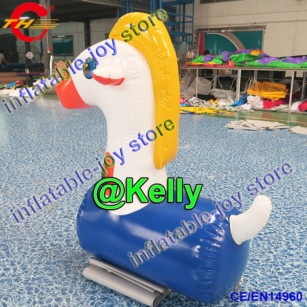 6pcs per lot funny inflatable deby horse racing game for sale commercial inflatable pony horse jumping horse sport games