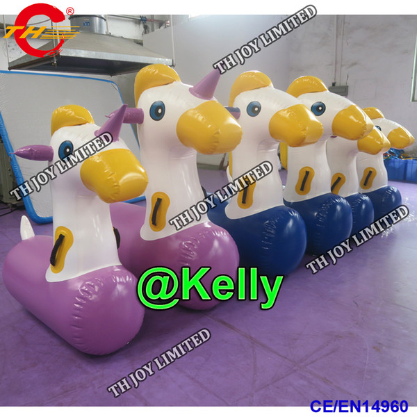 Commercial Interactive Game funny deby horse racing for sale inflatable jumping horse race carnival sport game toys