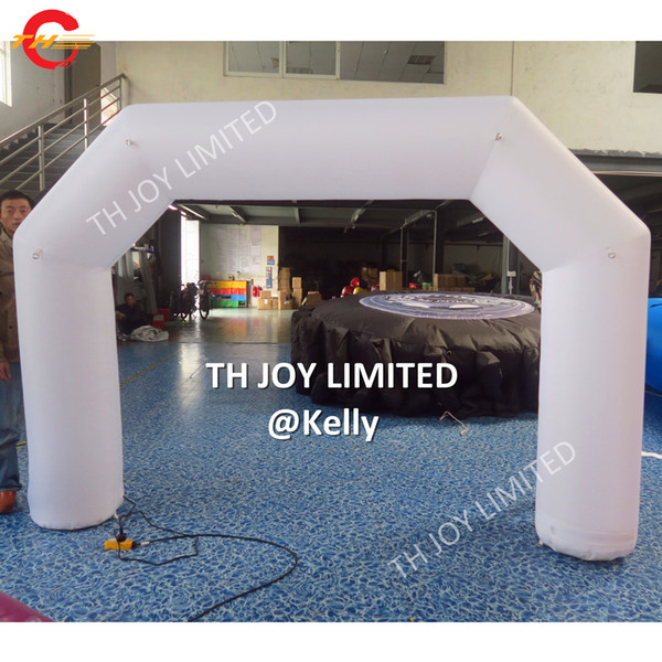 3x2.5m white small indoor inflatable arch for sale kids party rental decoration inflatable arch gate welcome start finish inflatable arches
