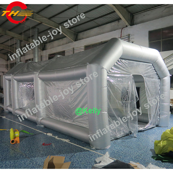 outdoor giant inflatable spray booth for sale, inflatable mobile paint tents car painting inflatable paint booth free shipping to door