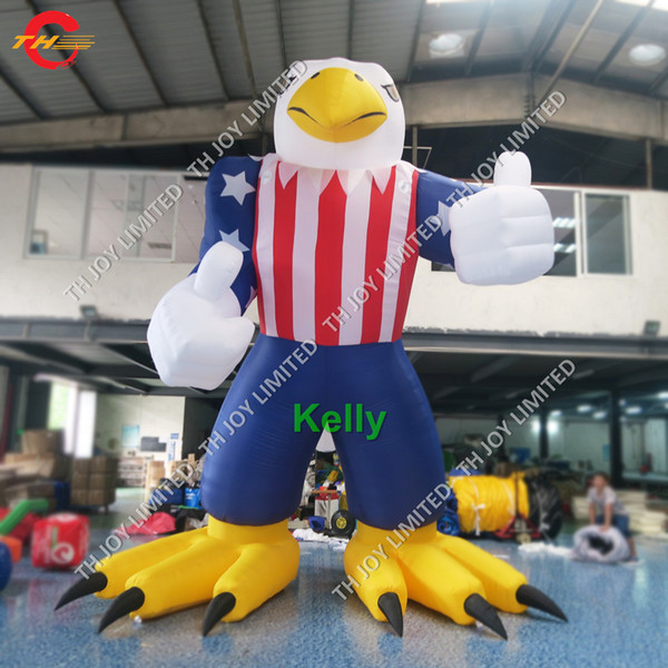 6x 20ft high giant inflatable hawk cartoon for sale outdoor advertising promotion inflatable eagle model balloon