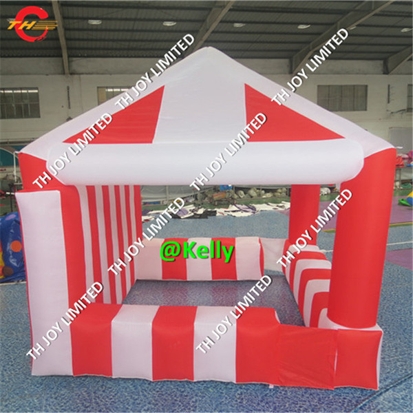 candy color inflatable snack booth inflatable booth stand for selling tickets and food carnival party rental inflatable event tents