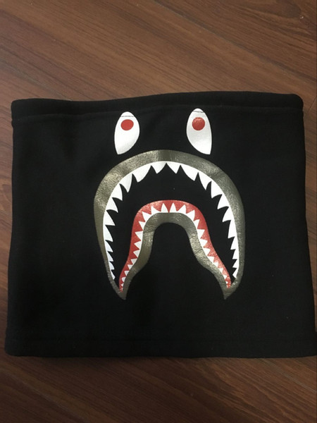 fashion black color shark SHARK NECK WARMER shark scarf