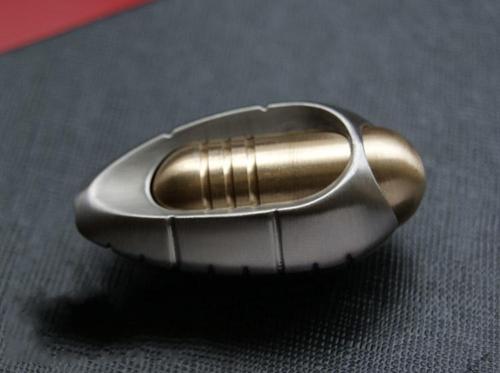 Stainless steel + Brass Silkworm pupa Pushed egg EDC Toy