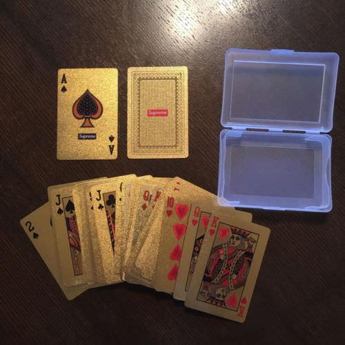 NEW gold poker playing card Outdoor Sport Unisex hot game macth