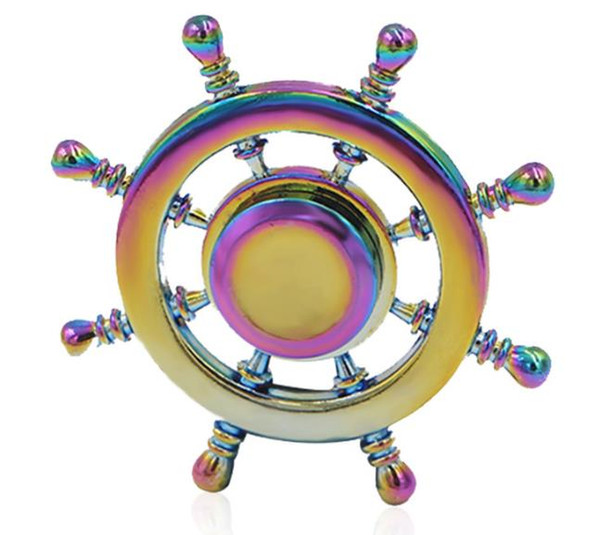 20 styles EDC Fidget Spinner rainbow toy Captain America Hand tri spinner Dragon EDC beer bottle Toy For Decompression Anxiety hand Toys dhl