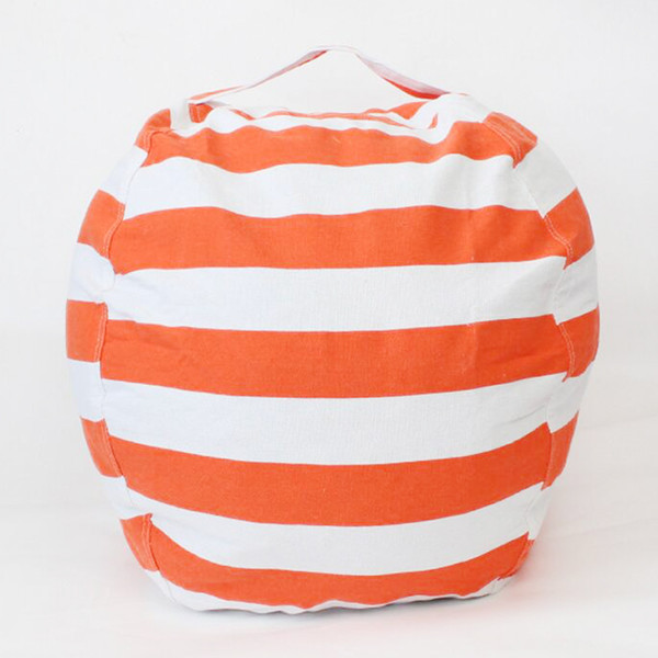 2018 New 63cm Kids Storage Bean Bags Plush Toys Beanbag Chair Bedroom Stuffed Animal Room Games Mats Portable Clothes Outdoor Storage Pads