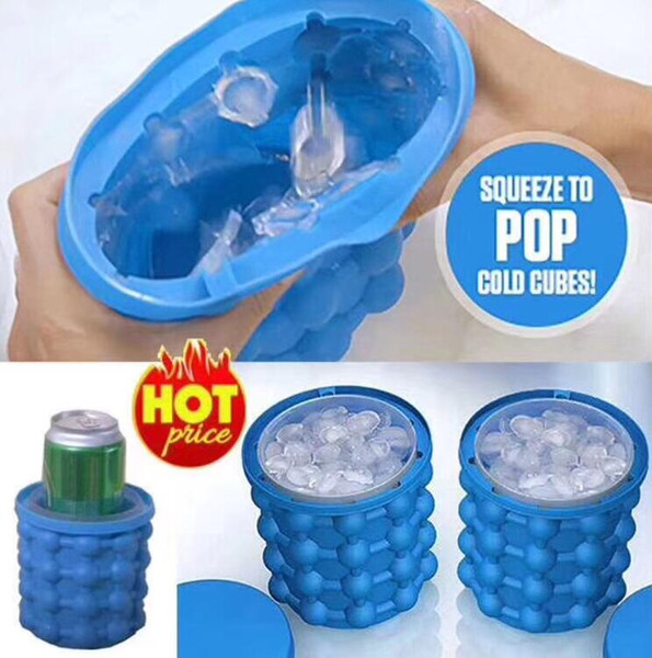 New Silicone Ice Cube Maker Genie Ice bucket The Revolutionary Space Saving Ice Cube Maker Genie Kitchen Tools for Chilling Burbon