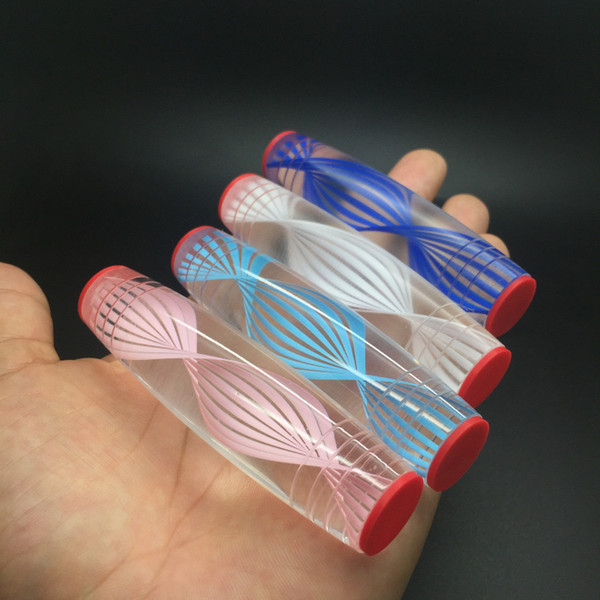 New Arrivals Novelty anti stress toys Fidget Rollver Plastic Transparent sticks flips bar DecompressionToy desktop toys Drop Shipping