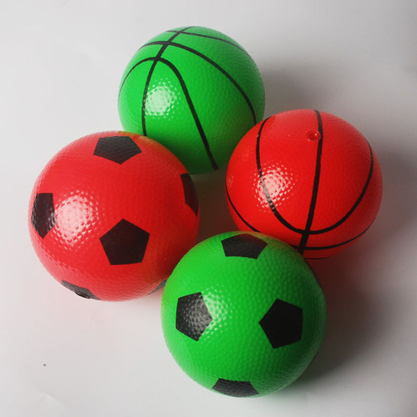 Inflatable toys small basketball Indoor and outdoor children's toys kindergarten children basketball hand patted the ball ball 16cm