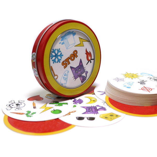 2018 spot cards game goods has metal box English version for family activities party board game