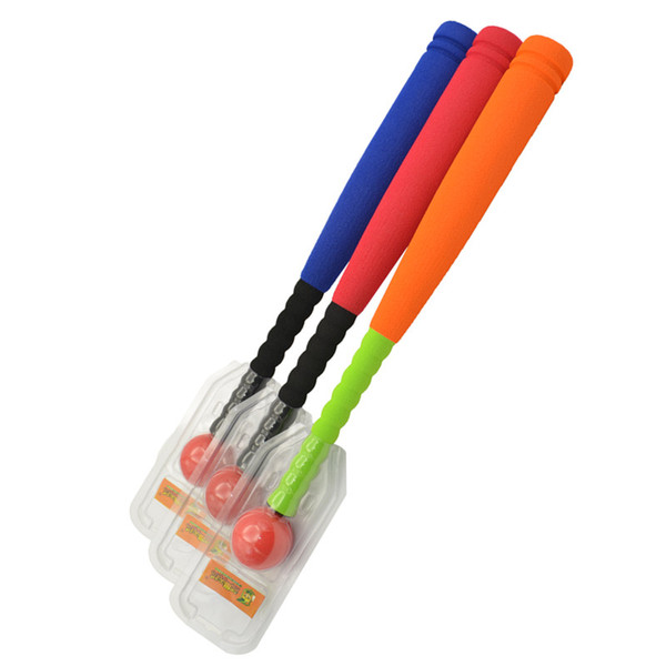 54Cm Safe Baseball Game Fun Outdoor Toy Baseball Soft Ball And Bat Kids Children Gift Physical Training Team Sports Activity Toy