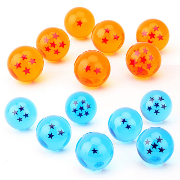 Animation DragonBall 7 Stars Crystal Ball 4.5cm New In Box Dragon Ball Z Complete set toys 7pcs/set