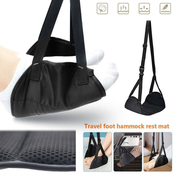 Foot Rest Hammock Portable Travel Footrest Flight Carry-on Foot Rest Office Feet Leg Hammock Travel Accessories