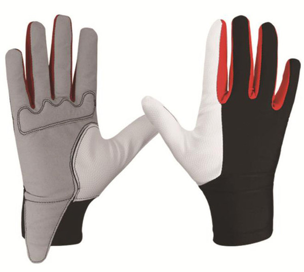 Factory direct horse racing gloves Equestrian training golf breathable comfortable leather riding gloves wholesale order Epacket free post