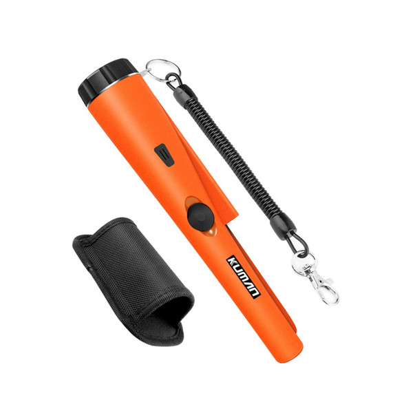 Pin Pointer Metal Detector, Hand-held Metal Detector 360° Scanning Unearthing Treasure Finder Buzzer Vibration with High Sensitivity