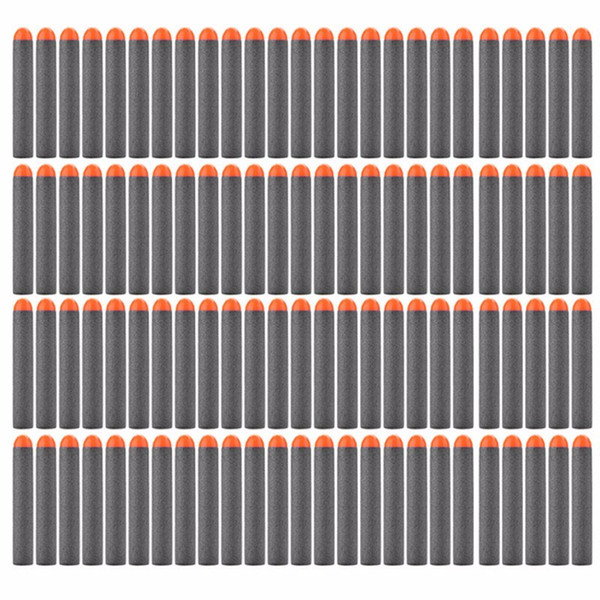 Soft Head 100pcs 7.2cm Refill Darts for N-strike Elite Series Blasters Kid Toy Gun