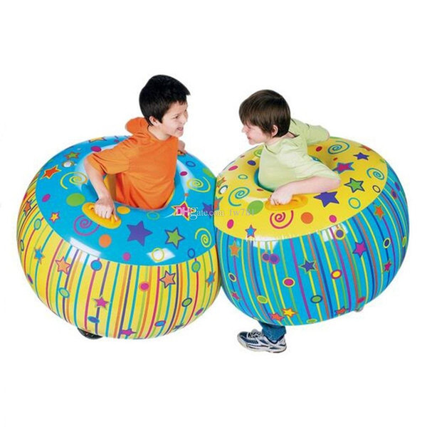 2 PCS/Set Inflatable Body Bopper Kids Inflated Bucket Toys Children Sensory Integration Training Equipment Birthday Party Favors