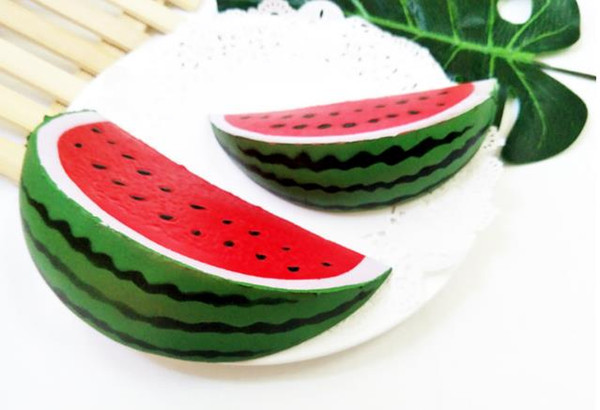 New Kawaii Squishy Fun Cartoon Watermelon Toy Imitation Soft Slow Rebound Children's Toys Decorations Anti-strss Squeeze Kids Gift