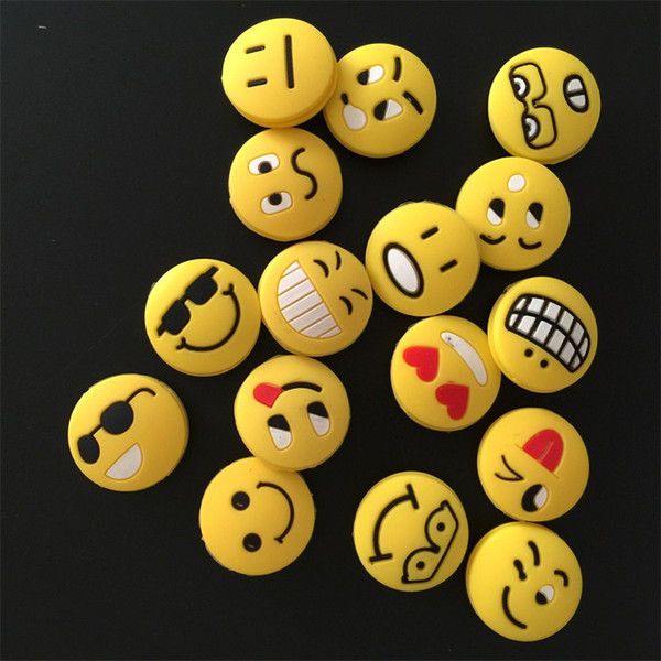Emoji Face Silicone Vibration Dampeners For Tennis Squash Racket Multi Styles Shock Absorber Rubber Shockproof Damper High Quality 1 5bt Z