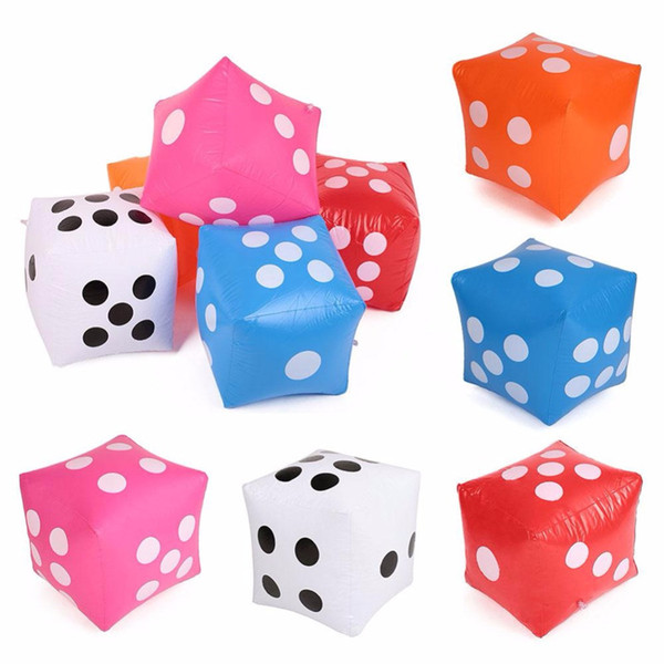 1PC 30*30cm Giant Inflatable Air Number Dice Outdoor Beach Toy Party Garden Game Children Toys