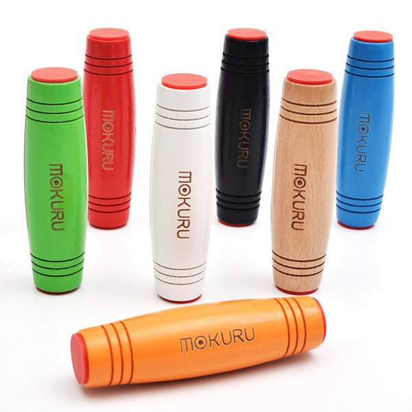 Wood sticks Mokuru Fidget Rollver High Quality Wood Spinner Anti-stress 4 Colors Mokuru Fidget Rollver Novelty Decompression Toy
