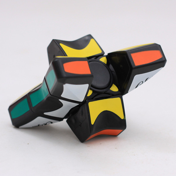 Cube Spinner Fidget Cubes Spinning Magic Cube EDC Anti-stress Rotation Spinners Fidget Spinners Decompression Novelty Toys 80Pcs