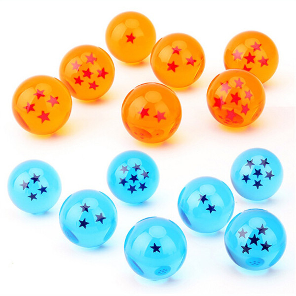 Hot Animation DragonBall 7 Stars Crystal Ball 7.6cm Single set New In Box Dragon Ball Z Complete set toys