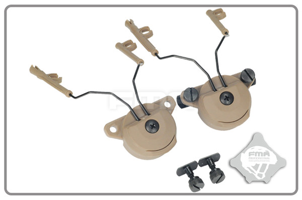 Tactical helmet acccessories EX Headset And Helmet Rail Adapter Set GEN1 for use in Comtac I/II headphones GEN2 for MSA headphones DE