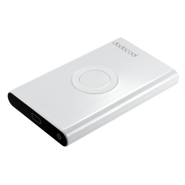 DP07 2-in-1 Wireless QI Charger Charging Pad Portable 7000mAh Mobile Power Bank for QI Enabled Cargador Inalambrico Qi