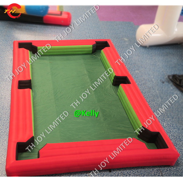 6x4 8x5 12x6m customized Inflatable Snooker Pool Table game for sale cheap inflatable Snooker carnival Football billiard snooker fields