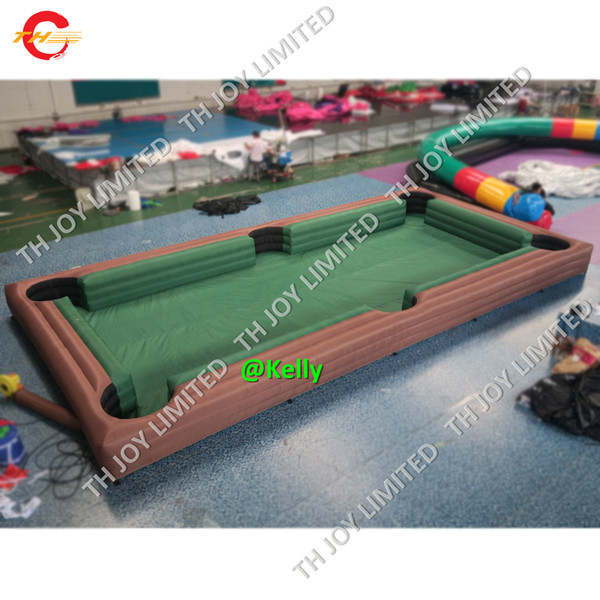 outdoor giant inflatable snooker football snook soccer ball inflatable human billiards snookball pool table game for sale