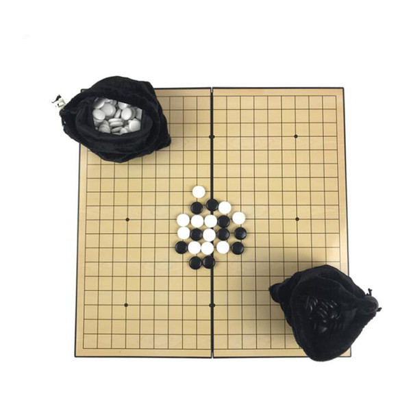 High Quality Foldable Convenient Chess Game Of Go Board Game Magnetic Chess Pieces Full Set 32*32 CM Size