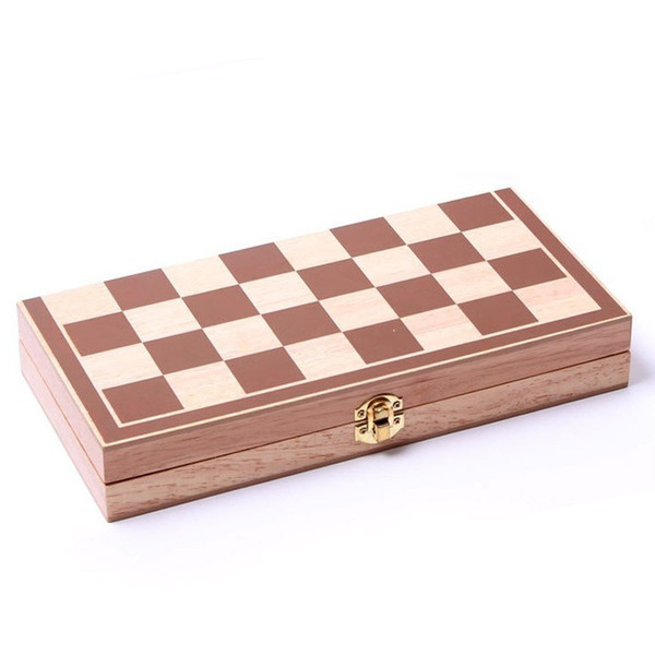 Fashion New Funny Folding Folable Wooden International Chess Set Board Game Funny Game Sports Entertainment hot sale free shipping