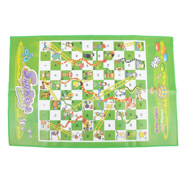 Folding Snakes Ladders Chess Board Game Funny Toys