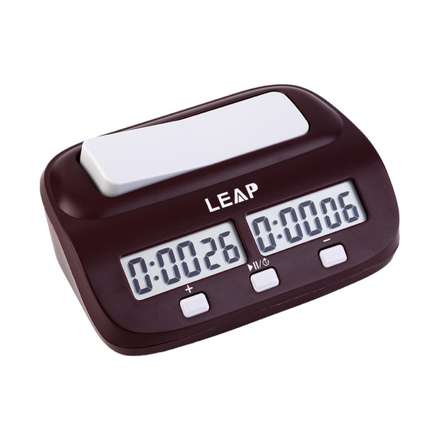 Professional Compact Digital Chess Clock Count Up Down Timer Electronic Board Game Bonus Competition Master Tournament free