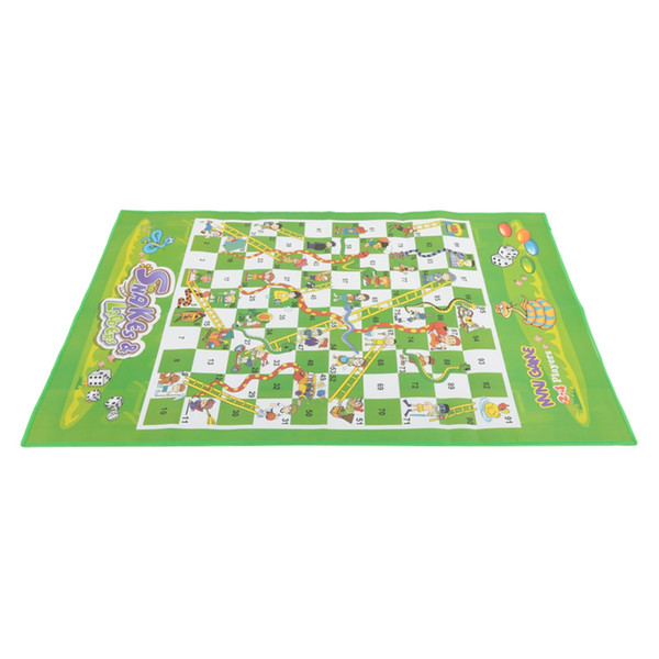 Folding Snakes Ladders Chess Board Game Funny Toys