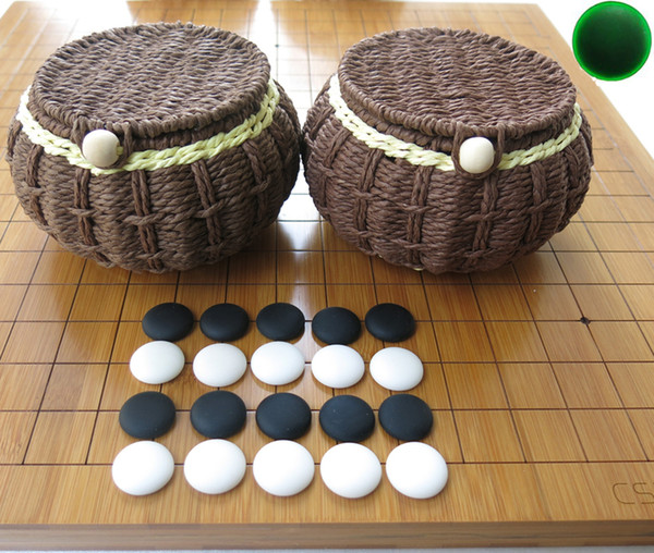 Free shipping Yunnan yunziweiqi Backgammon Bamboo 2 cm thick Reticle Dual Chessboard Chinese chess weiqi Set