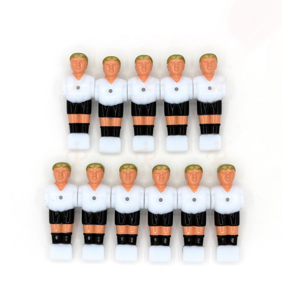 11Pcs /Set Foosball Table Games Toys Soccer Table Player Plastic Kickers Table Football Player (16Mm )
