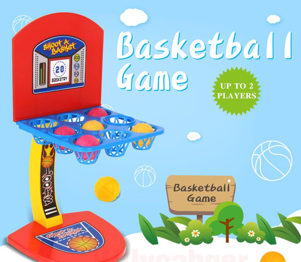 free shipping Kid toys Mini Basketball Toy basketball stand indoor outdoor Parent-Child Family Fun Table Game Toy Basketball ShootingEH-448