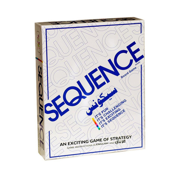 Sequence Board Games 104 Cards 2-12 Players Family Game English Version