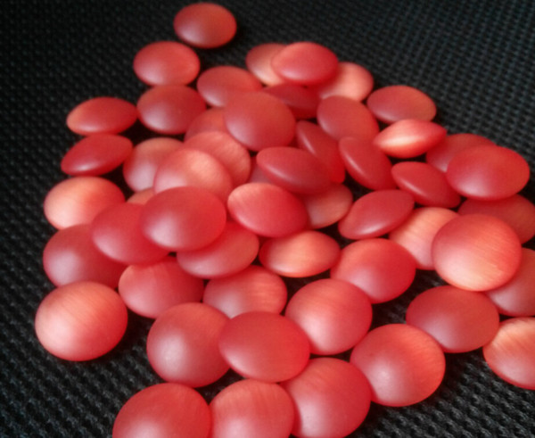Frost red cat eye go game stone chess beads double convex weiqi wiki bead
